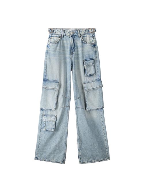 Bershka Cargojeans  lyseblå