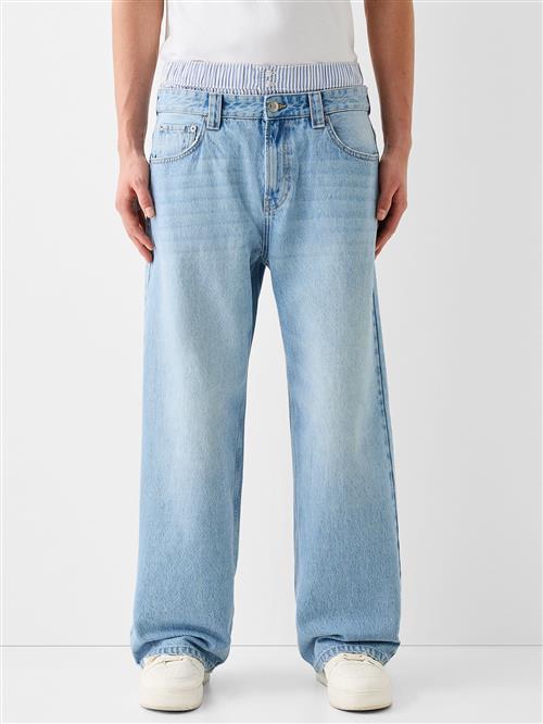 Bershka Jeans  lyseblå