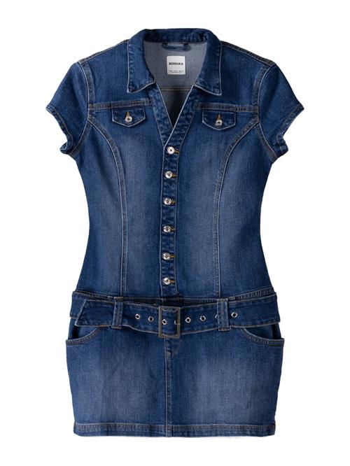 Bershka Blusekjole  blue denim