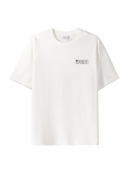 Bershka Bluser & t-shirts  pastelgrøn / mørkegrøn / offwhite