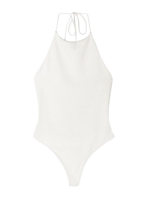Se Bershka Shirtbody  offwhite ved About You