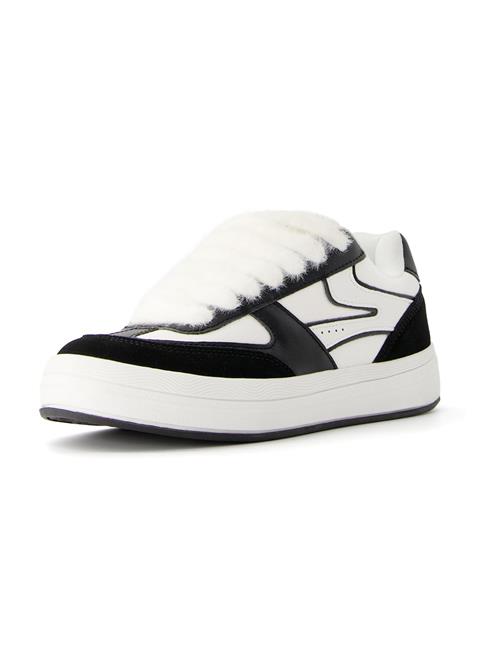 Bershka Sneaker low  sort / hvid