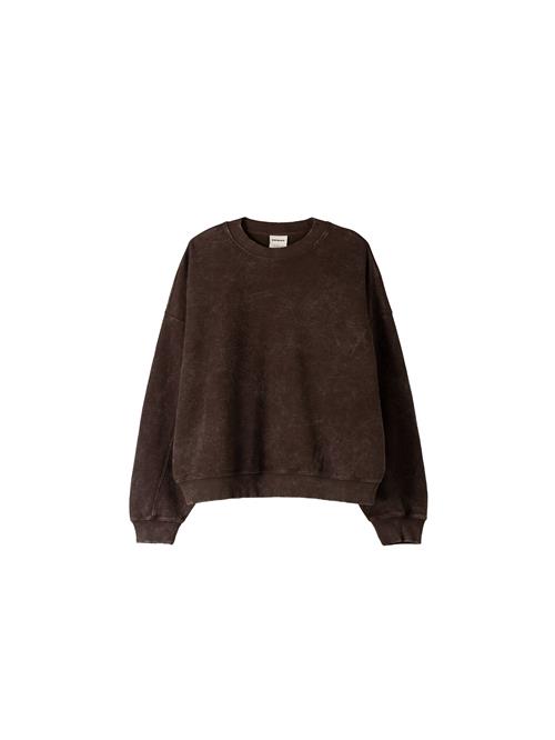 Bershka Sweatshirt  mørkebrun