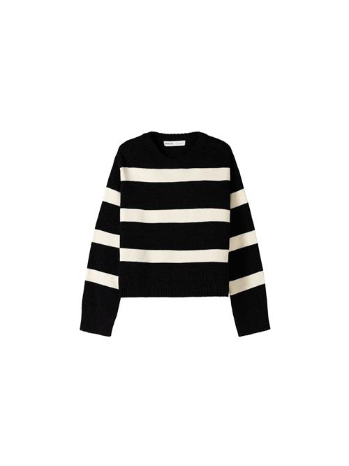 Bershka Pullover  sort / hvid