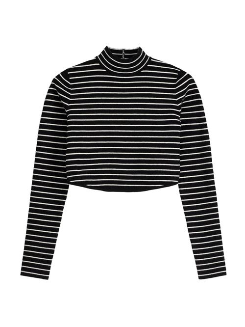 Bershka Pullover  sort / hvid