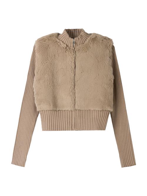 Se Bershka Cardigan  mørkebeige ved About You