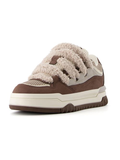 Bershka Sneaker low  mørkebeige / brun