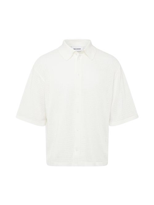 WEEKDAY Skjorte  offwhite