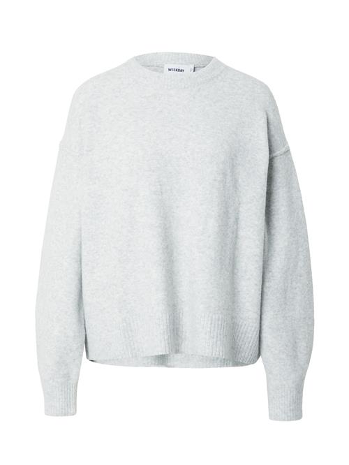 WEEKDAY Pullover 'Funda'  lysegrå