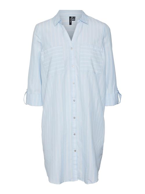 VERO MODA Bluse  blå / hvid