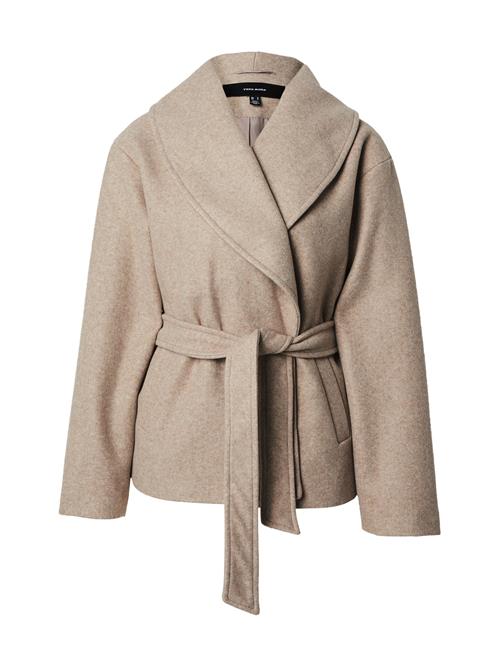 VERO MODA Overgangsfrakke 'ANNE BERGEN'  beige-meleret