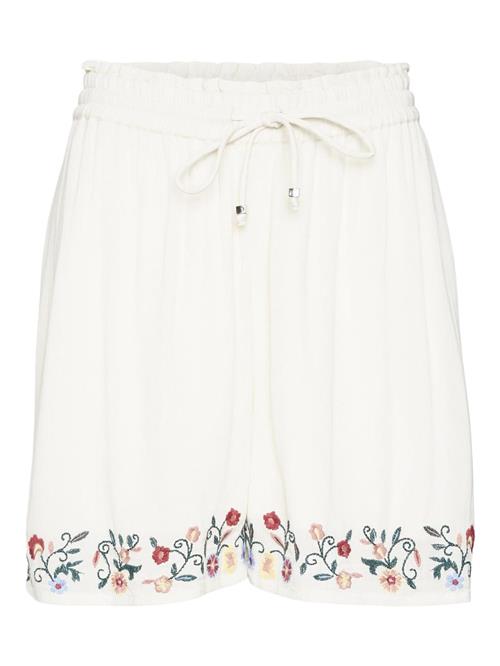 VERO MODA Bukser 'Sina'  gul / smaragd / lyserød / hvid