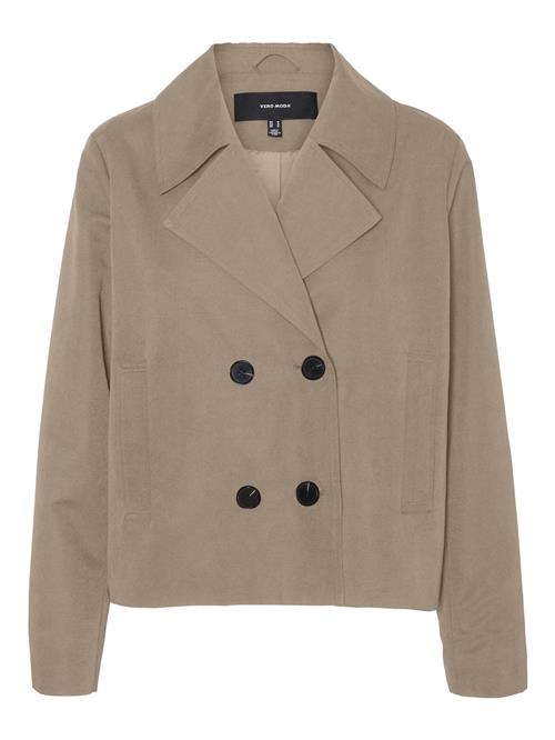 VERO MODA Overgangsfrakke  mørkebeige