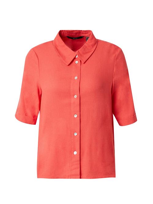 Se VERO MODA Bluse 'MYMILO'  brandrød ved About You