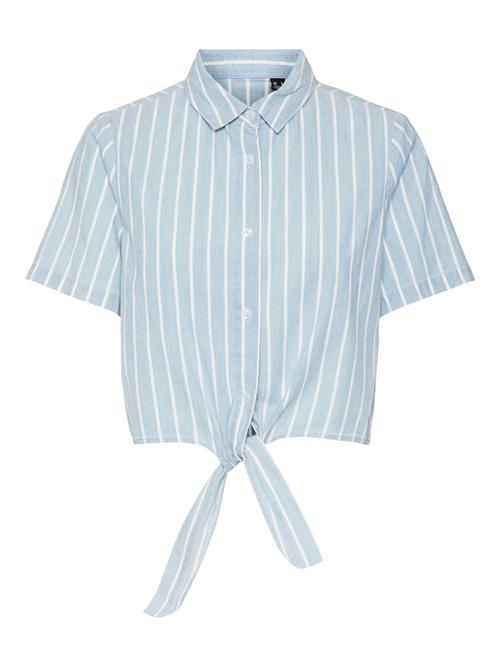 VERO MODA Bluse  blå / hvid