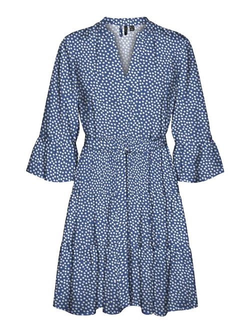 VERO MODA Kjole 'ZERA'  blå / hvid