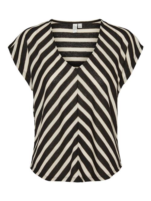 Se VERO MODA Shirts 'VMMANIKA'  guld / sort / hvid ved About You