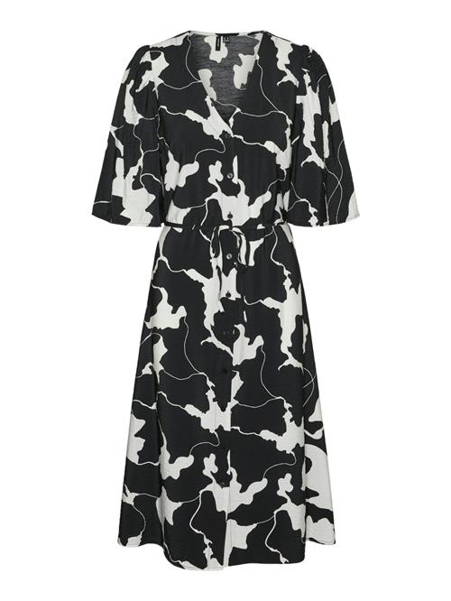 VERO MODA Kjole 'VMJOSIE'  sort / hvid
