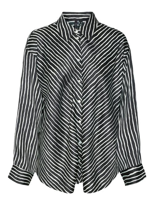 VERO MODA Bluse 'VMLillian Mara'  sort / hvid