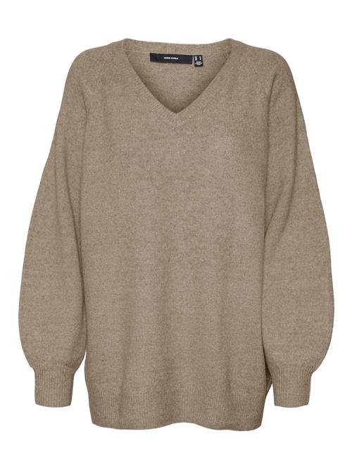 Se VERO MODA Pullover 'Leaf'  sand ved About You