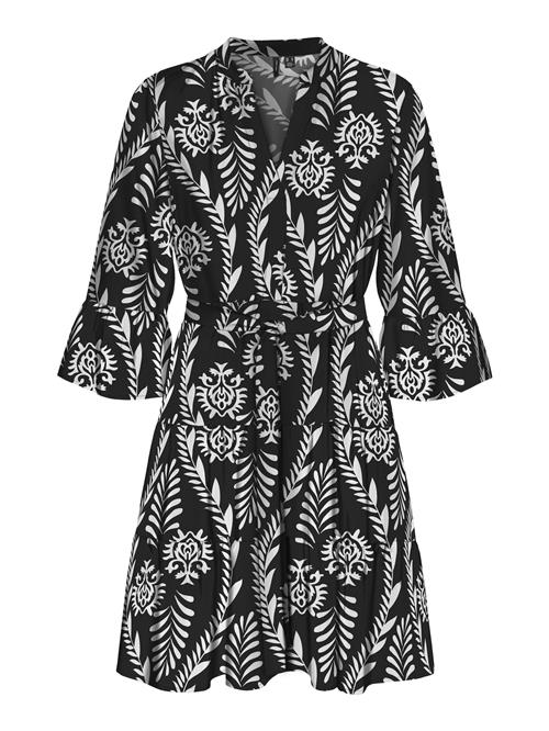 VERO MODA Blusekjole  sort / hvid