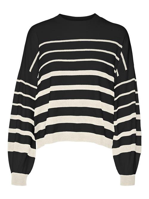 VERO MODA Pullover 'VMRain'  sort / hvid