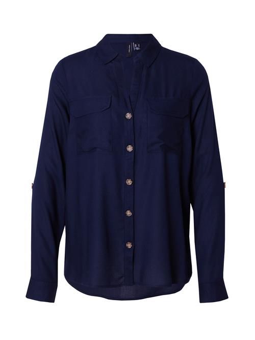 Se VERO MODA Bluse 'VMBUMPY'  navy ved About You