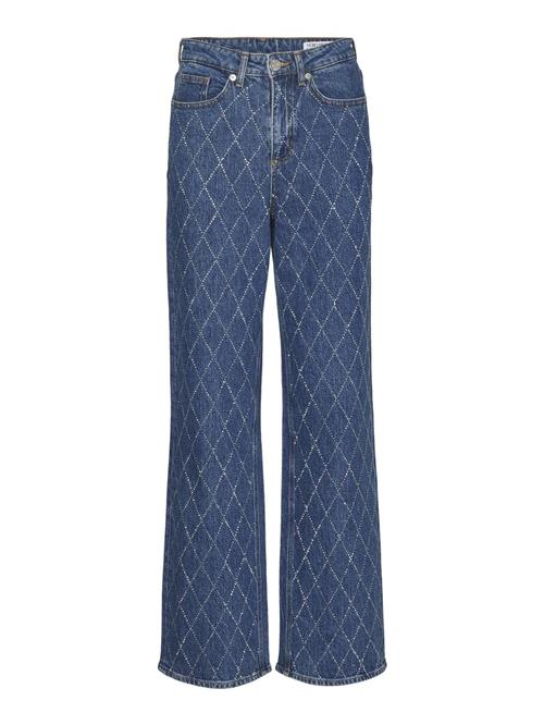 VERO MODA Jeans 'TESSA'  blå / sølvgrå