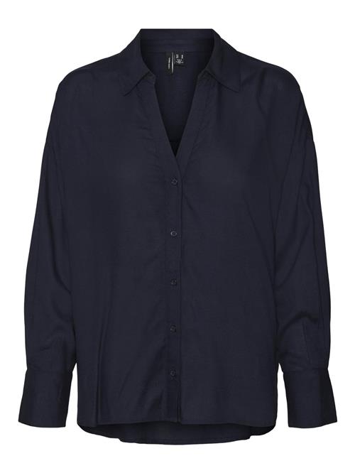 VERO MODA Bluse 'BUMPY'  navy