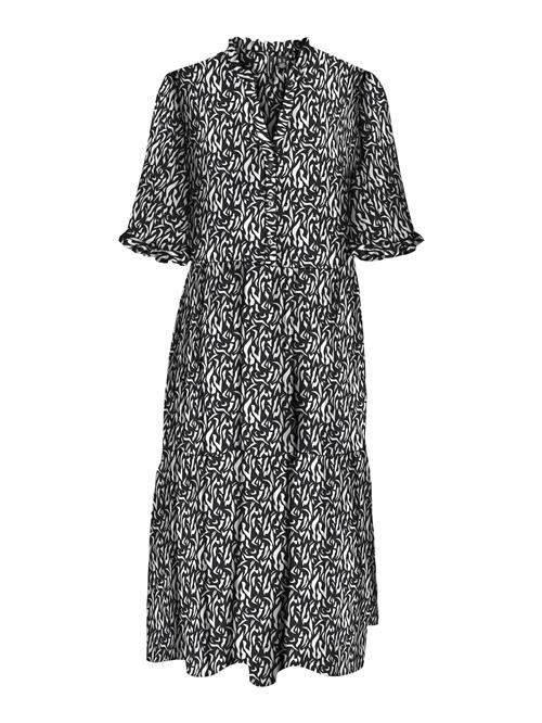 VERO MODA Kjole 'Tilda'  sort / hvid