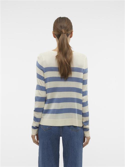 VERO MODA Pullover 'Nova'  elfenben / blå