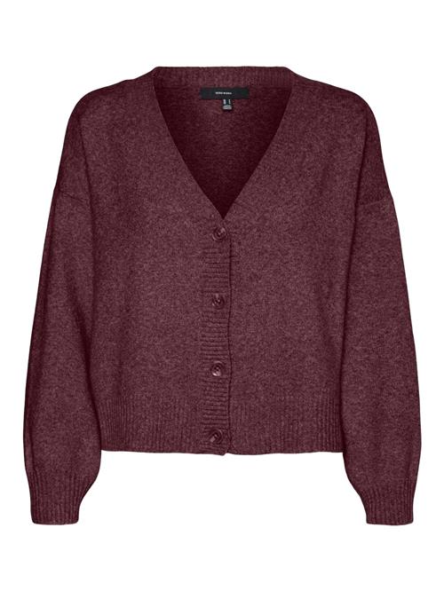 Se VERO MODA Cardigan 'VMDOFFY'  vinrød ved About You