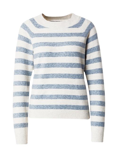 VERO MODA Pullover 'VMDOFFY'  lysebeige / blå-meleret