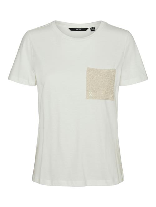 VERO MODA Shirts 'VMPHILIPA'  beige / hvid