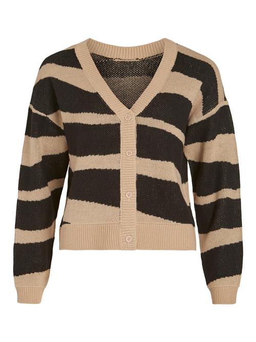 VILA Cardigan 'AVA'  mørkebeige / sort