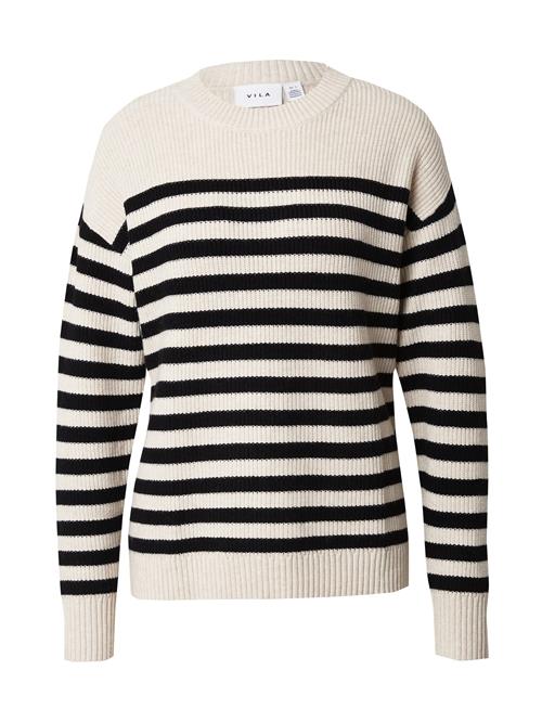 VILA Pullover 'VIRil'  beige / sort