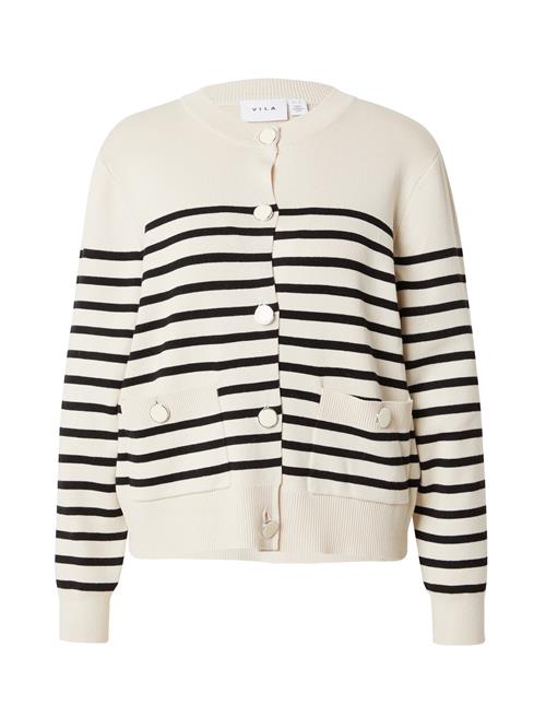 Se VILA Cardigan 'Dagmar'  lysebeige / sort ved About You