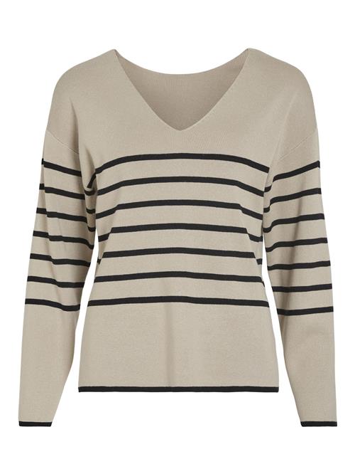 VILA Pullover  beige / sort