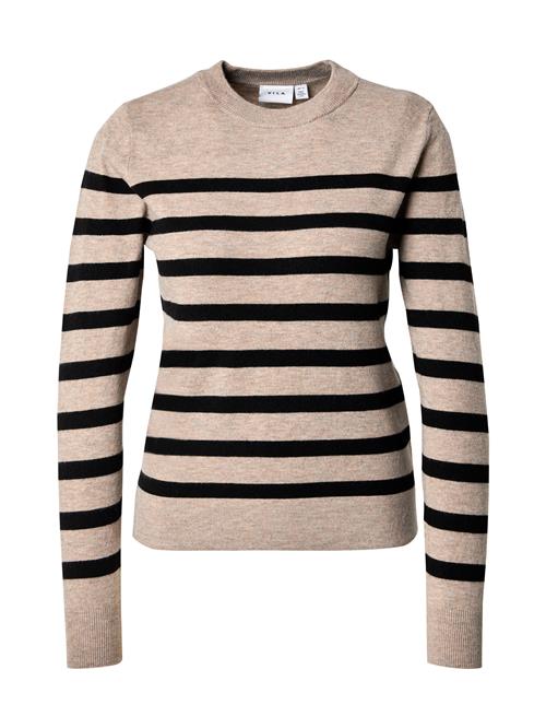 Se VILA Pullover 'VIKERRY'  beige-meleret / sort ved About You