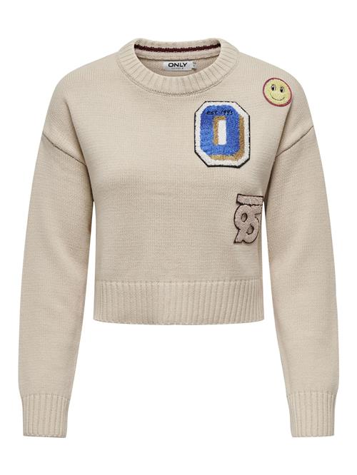 Se ONLY Pullover  beige / blå / brun / sort / hvid ved About You