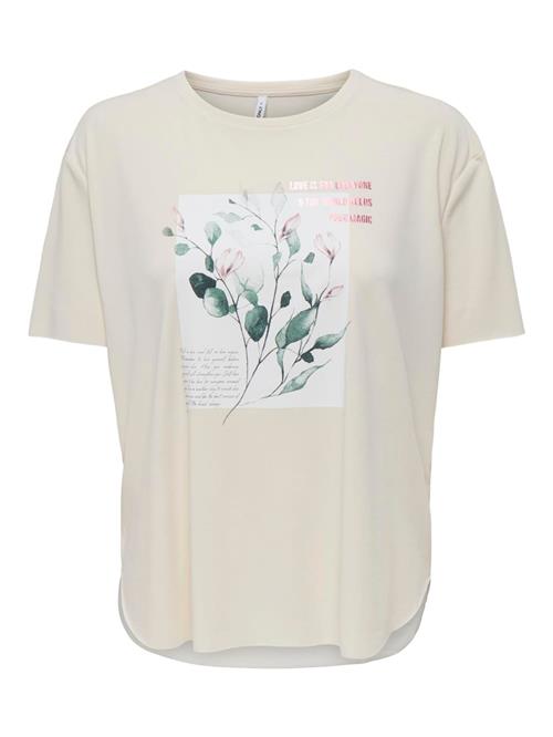 Se ONLY Shirts 'ONLFREE'  lysebeige / gran / gammelrosa / hvid ved About You