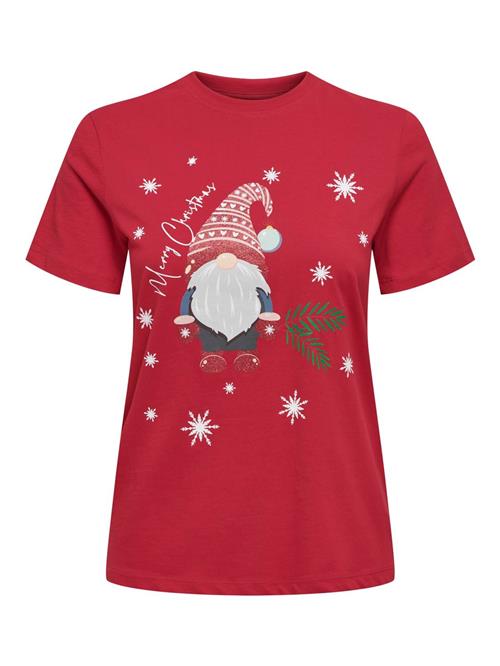 Se ONLY Shirts 'ONLYRSA CHRISTMAS'  lysegrå / grøn / knaldrød / hvid ved About You