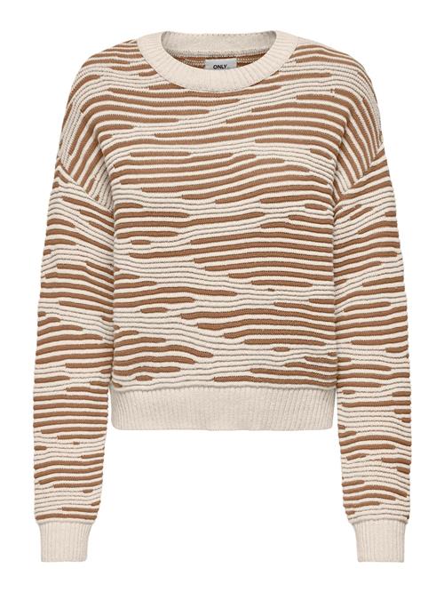 Se ONLY Pullover 'EMMA'  beige / brun ved About You