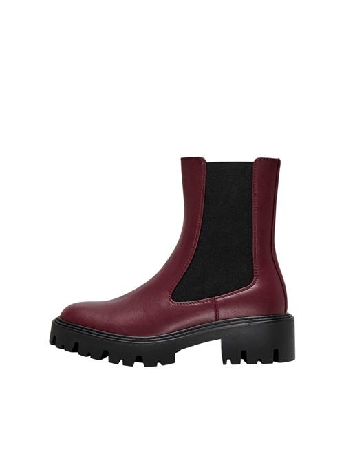 ONLY Chelsea Boots 'ONLBETTY-1'  burgunder / sort