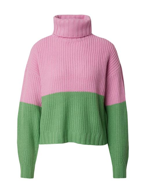 Se ONLY Pullover 'ONLBIBBA'  grøn / pink ved About You