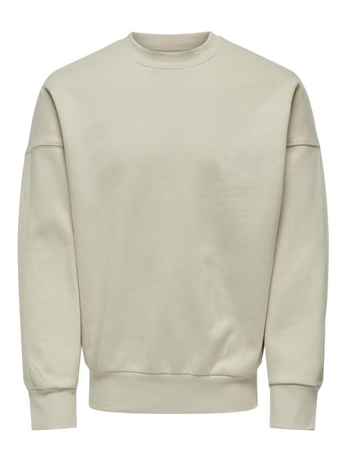 Only & Sons Sweatshirt 'Dan'  beige