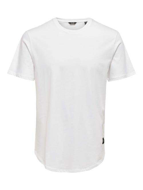 Only & Sons Bluser & t-shirts 'Matt'  sort / hvid