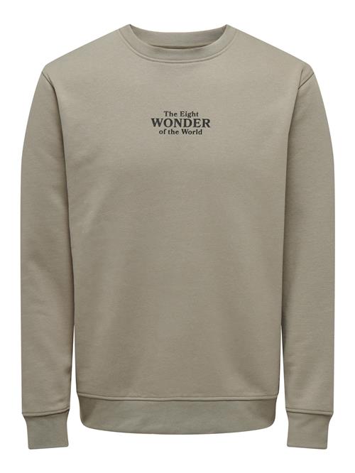 Se Only & Sons Sweatshirt  oliven / blandingsfarvet ved About You