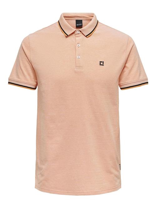 Only & Sons Bluser & t-shirts 'Fletcher'  abrikos / sort