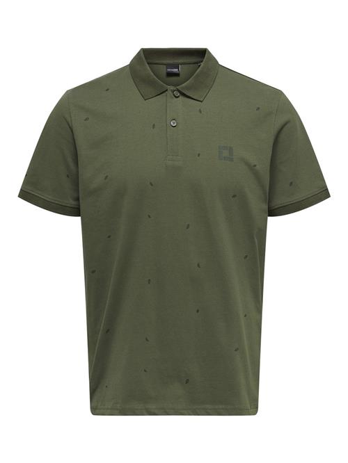 Only & Sons Bluser & t-shirts 'DAVE'  oliven / mørkegrøn